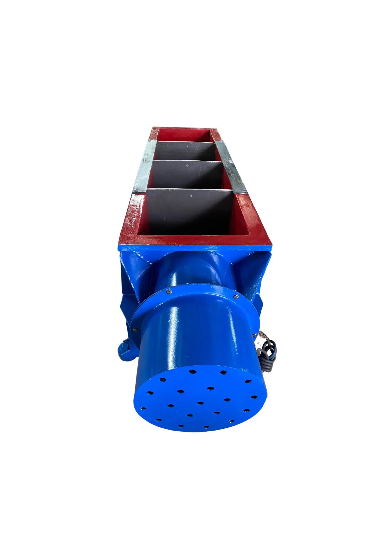 High Efficiency Cheap Vibratory Trough Vibrating Polishing Machine for Metal Parts Deburring