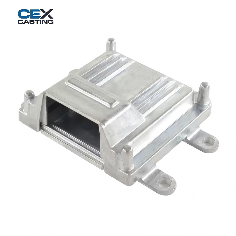 OEM Aluminum/Zinc/Copper/Brass/A356-T6/A380/Alsi9cu3/Aluminium Squeeze/Die/Sand/Gravity/Precision Casting ECU Housing for Engine/Auto Parts/Electronics
