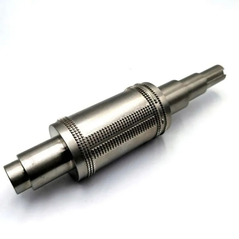 Custom Knurled Shafts and Spindles - Precision CNC Machining