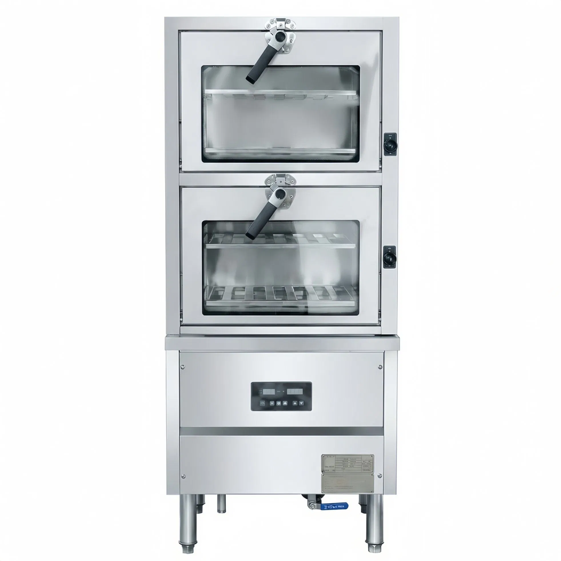 Armario de vaporero de acero inoxidable comercial para cocina de catering