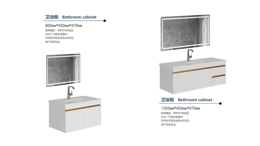 Diseño de mueble de baño moderno
