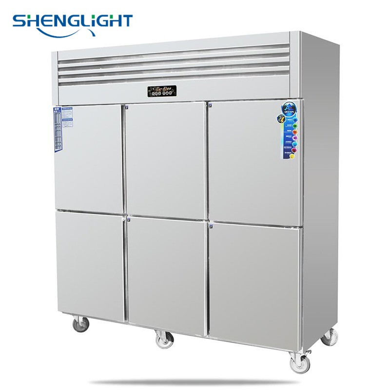 Equipo de Refrigeración Comercial Armario Congelador de Acero Inoxidable para Cocina
