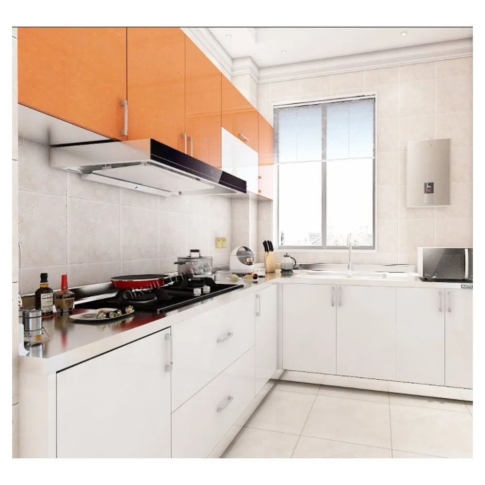 Gabinetes de cocina modulares de acero inoxidable duradero Prima