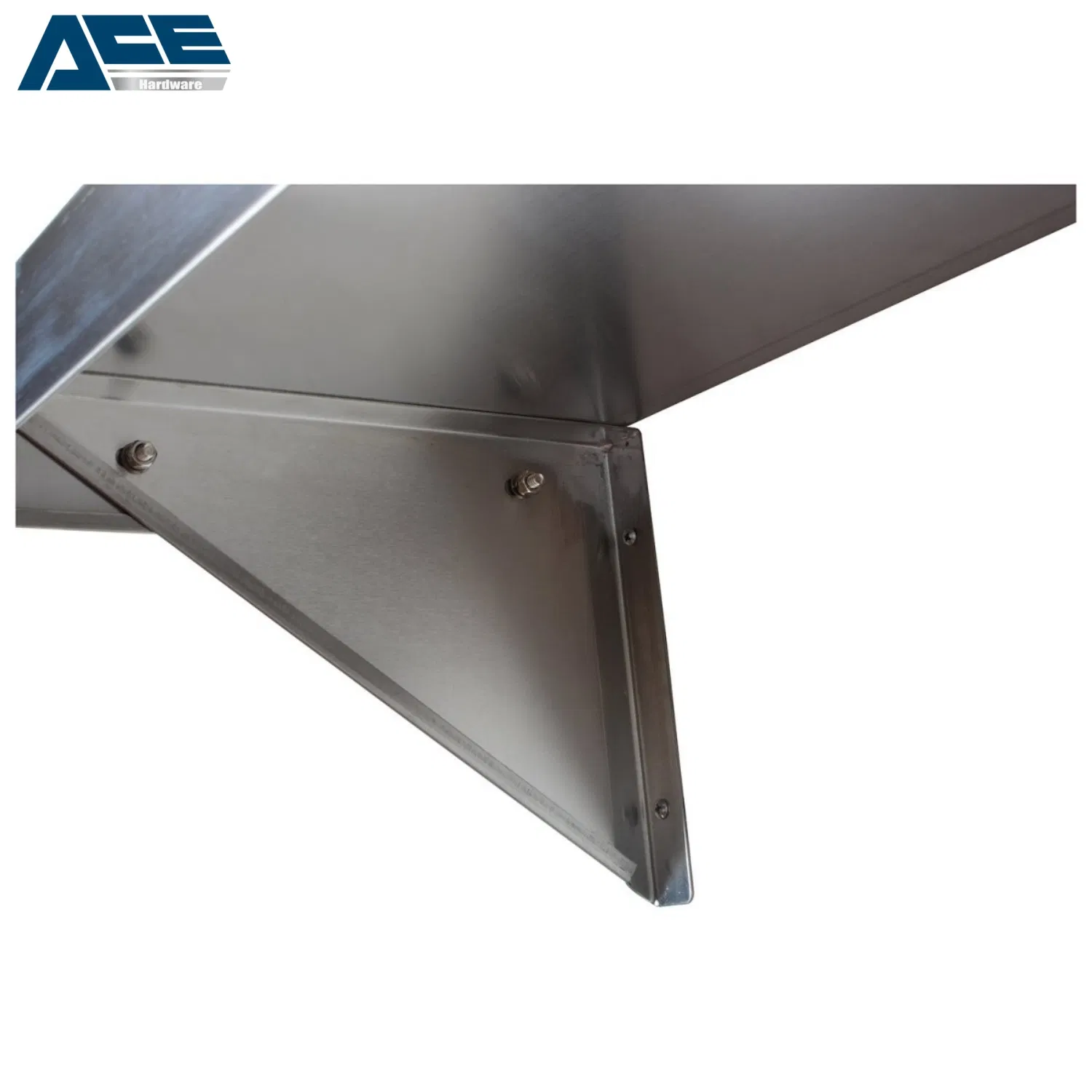 Estante de pared de acero inoxidable minimalista - Solución de almacenamiento multifuncional