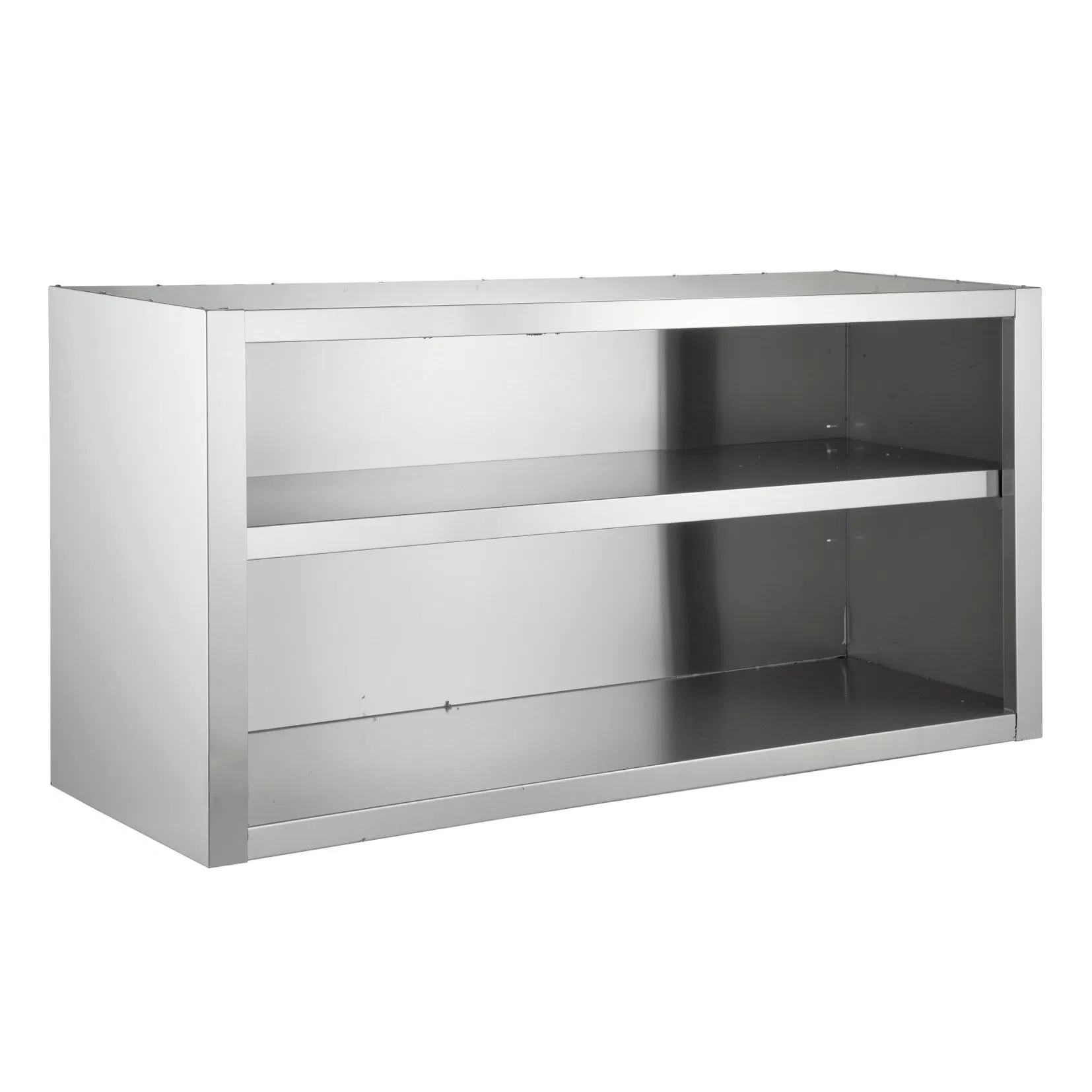 800mm Longitud Armario de Pared de Acero Inoxidable para Uso en Cocina Comercial con Diseño Abierto