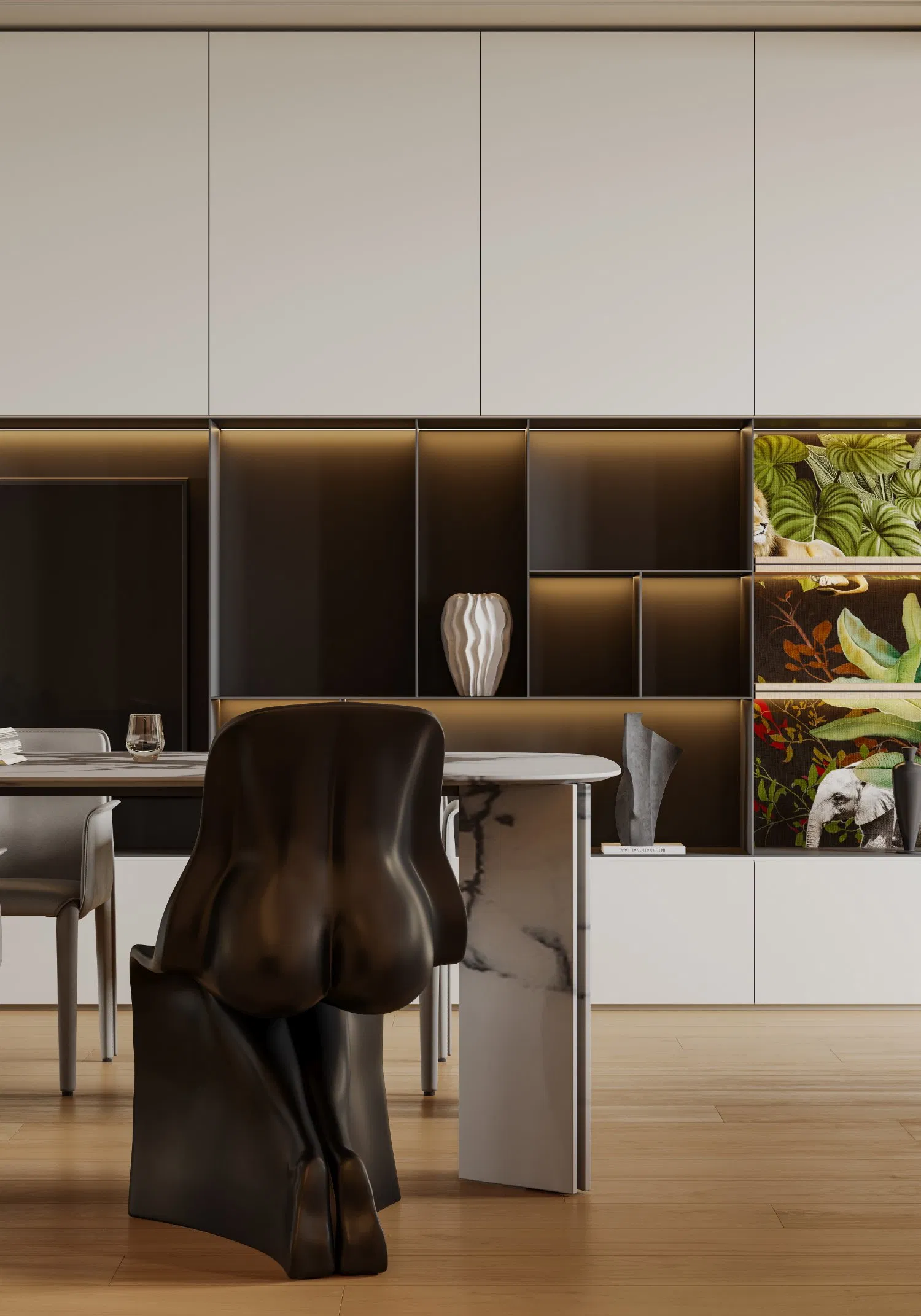Fábrica de lujo moderno al por mayor conjunto modular de armarios de cocina estilo shaker