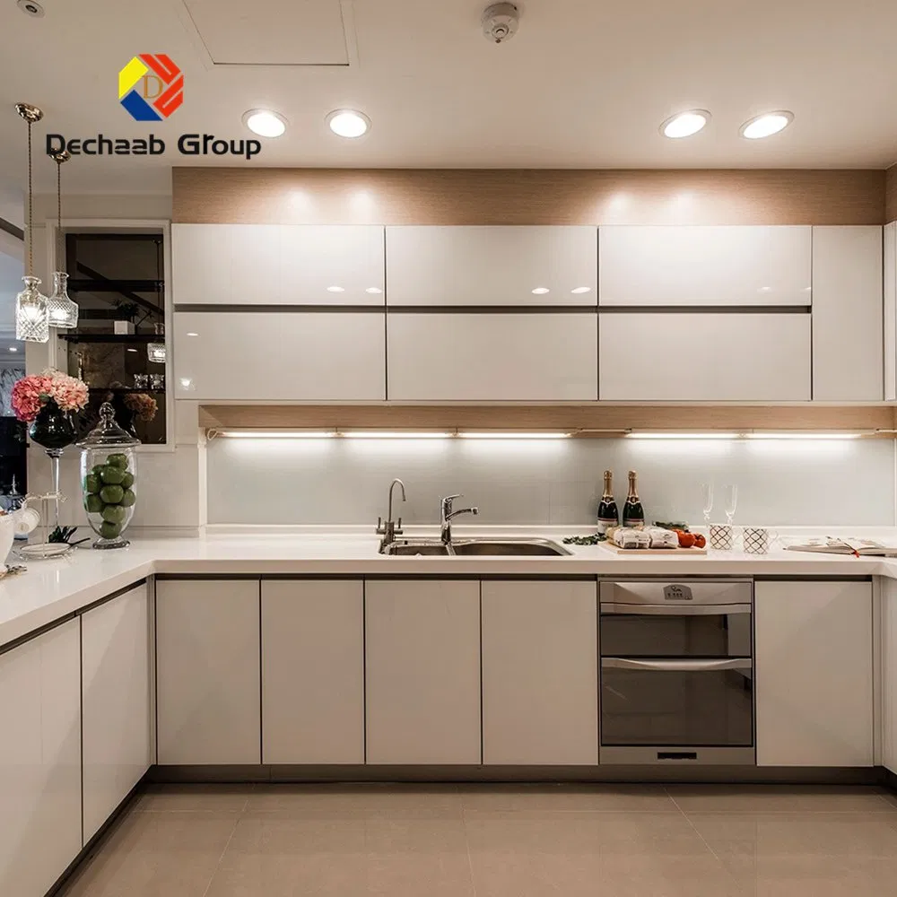 Gabinetes de despensa de acero inoxidable para cocina con montaje en pared