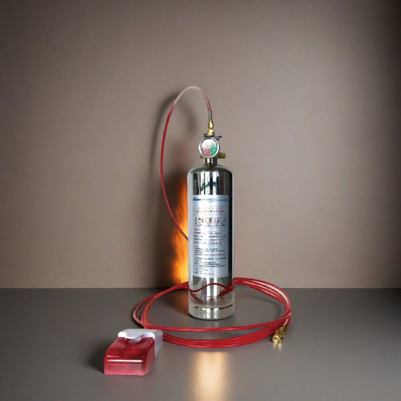 Sistema de Supresión de Incendios de Acero Inoxidable para Gabinetes Eléctricos - Color Rojo