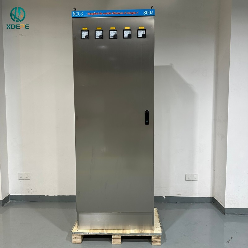 Gabinete de potencia de acero inoxidable Mcc tablero de conmutación de baja tensión para hospital