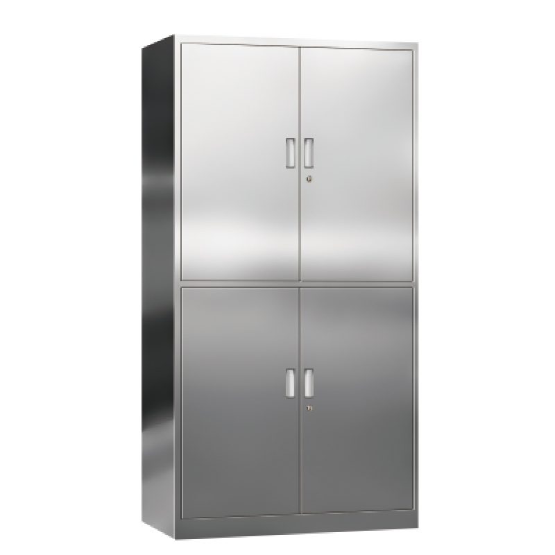 Gabinete de acero inoxidable de almacenamiento alto premium, mueble médico, mobiliario hospitalario
