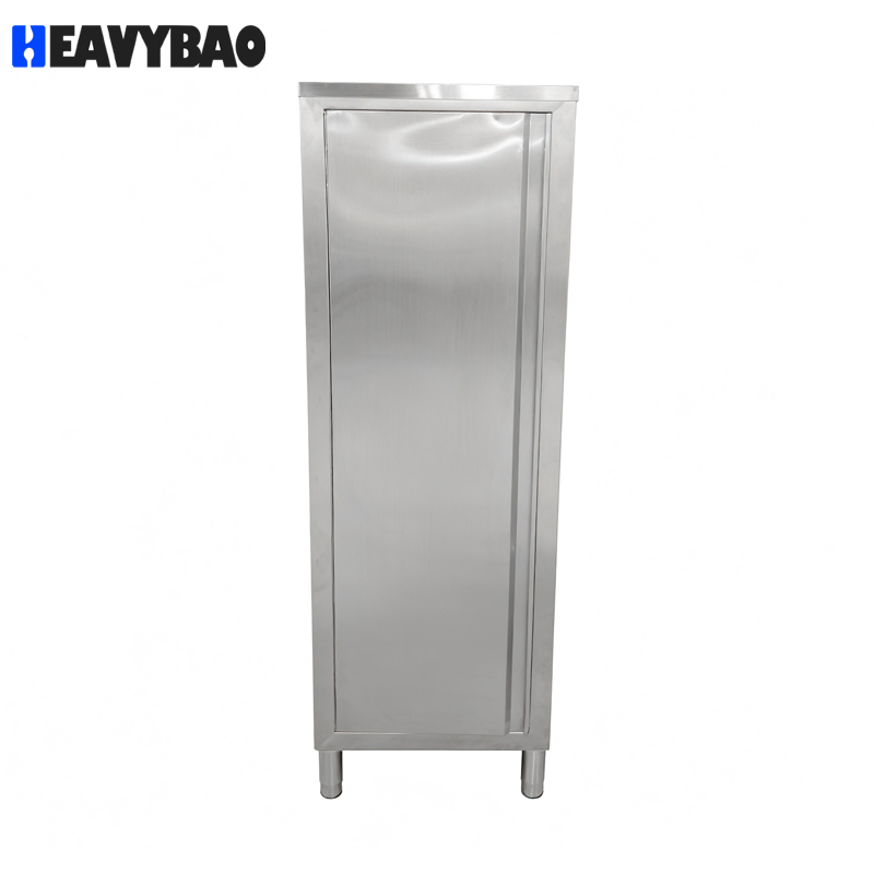 Armario de almacenamiento comercial de acero inoxidable higiénico y fácil de limpiar para cocina de restaurante Heavybao