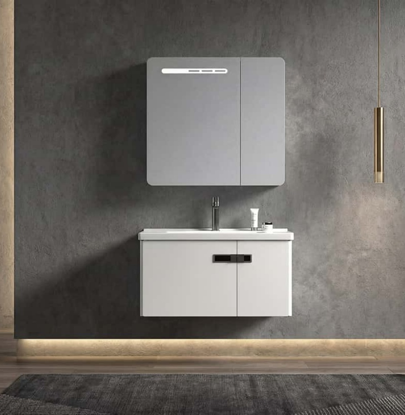 Gabinete de lavabo de acero inoxidable en oferta, sin formaldehído, para hospitales
