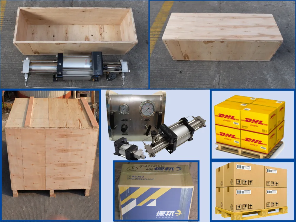 Embalaje de caja de madera