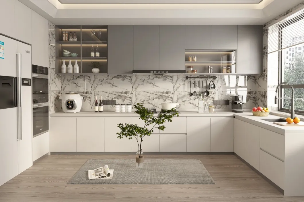 Detalle cocina acero inoxidable