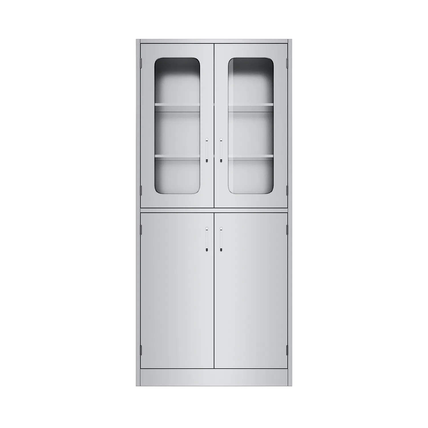 Armario de Almacenamiento Alto de Acero Inoxidable, Armario Independiente de Acero para Uso Comercial, Hogar, Laboratorio y Hospital