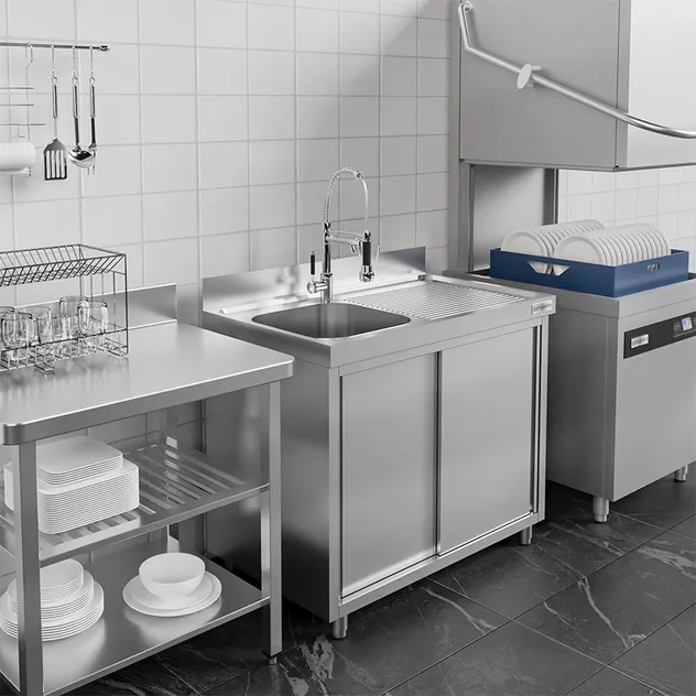 Gabinete de cocina frontal