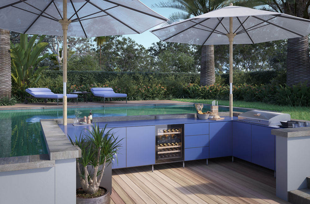 Gabinetes de Cocina Exterior Parrilla de Gas Personalizada 304 Acero Inoxidable Muebles Modernos para el Hogar