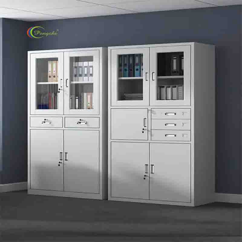 Mueble de trabajo montado en la pared para hospitales, gabinete de tratamiento de desechos para clínicas, gabinete de acero inoxidable