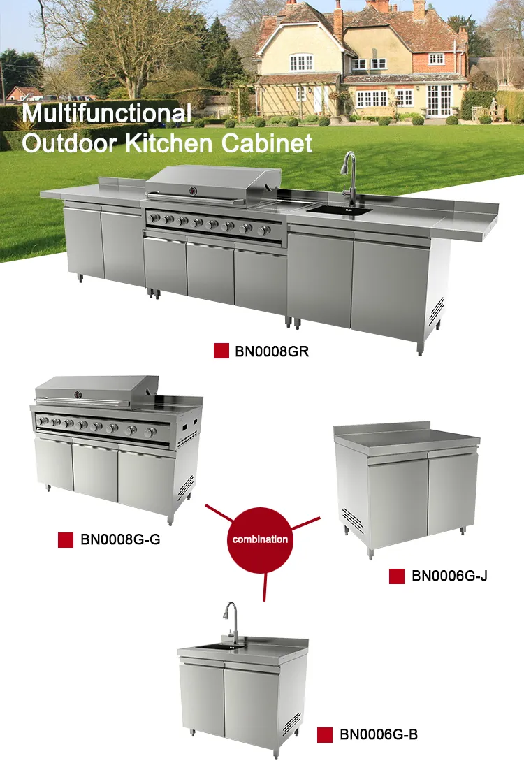 Isla de BBQ Fregadero