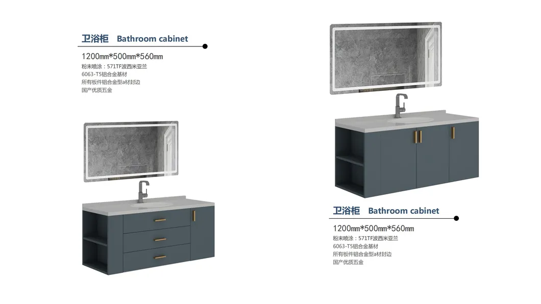 Diseño de mueble de baño moderno