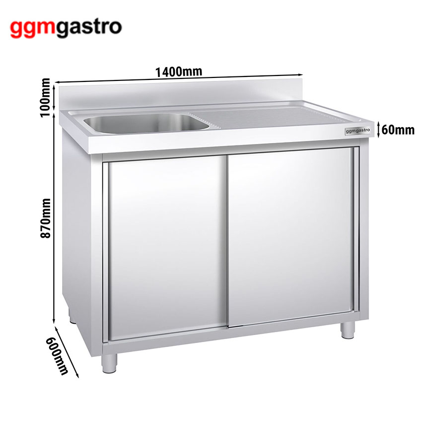 Gabinete de cocina moderno personalizado de alta calidad con fregadero de acero inoxidable