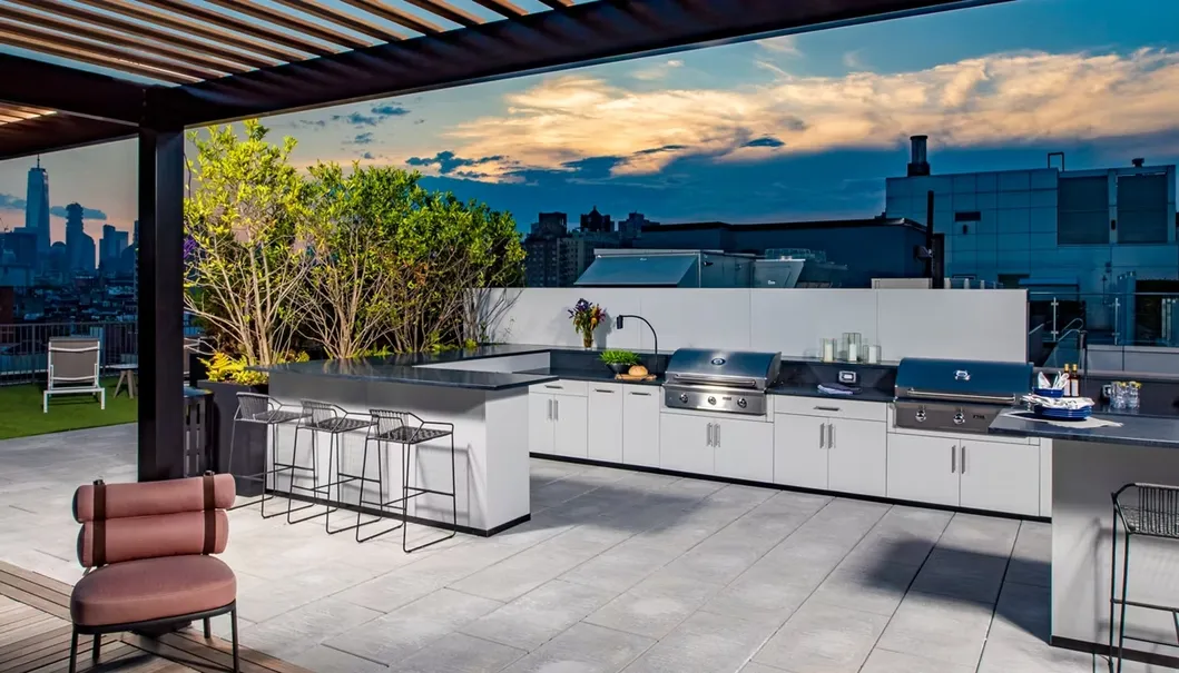 Cocina modular impermeable