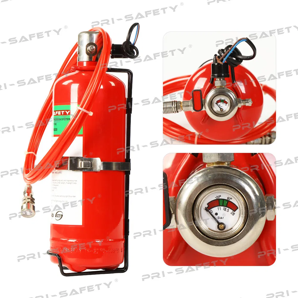 Sistema de Protección Contra Incendios Eléctricos Sistema de Supresión de Incendios Automático Basado en Tubos DLP para Gabinetes de Baterías de UPS y Paneles Eléctricos