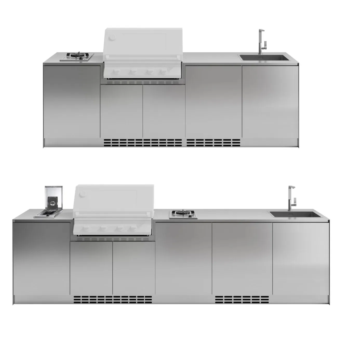 Unidad de Cocina Exterior de Acero Inoxidable de Buena Calidad Directa de Fábrica PA 306