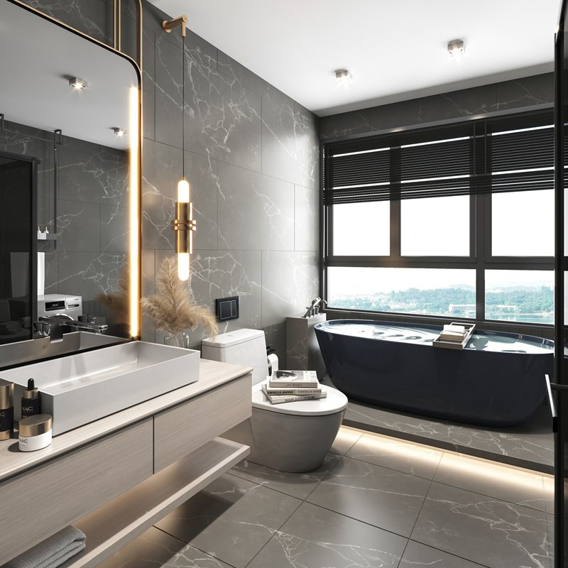 1000mm Conjunto de Espejo LED Inteligente con Eliminación de Vapor, Armario de Baño Moderno de Esquina, Armario de Baño Montado en la Pared de Acero Inoxidable con Lavadora para Dormitorio
