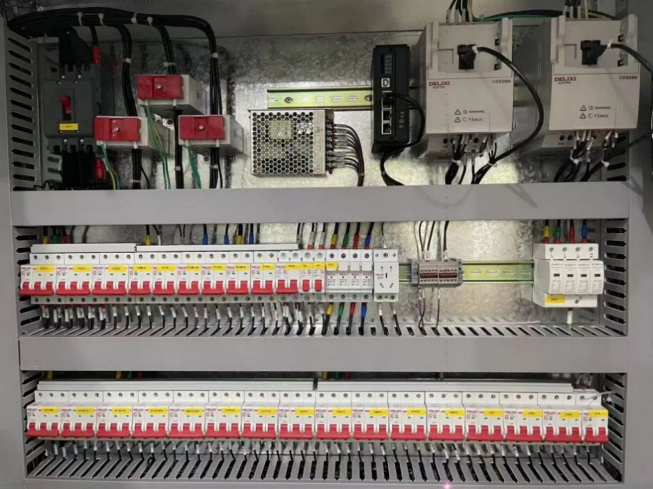 Caja de control eléctrico de ventilador con control remoto de acero inoxidable para exteriores, bajo voltaje