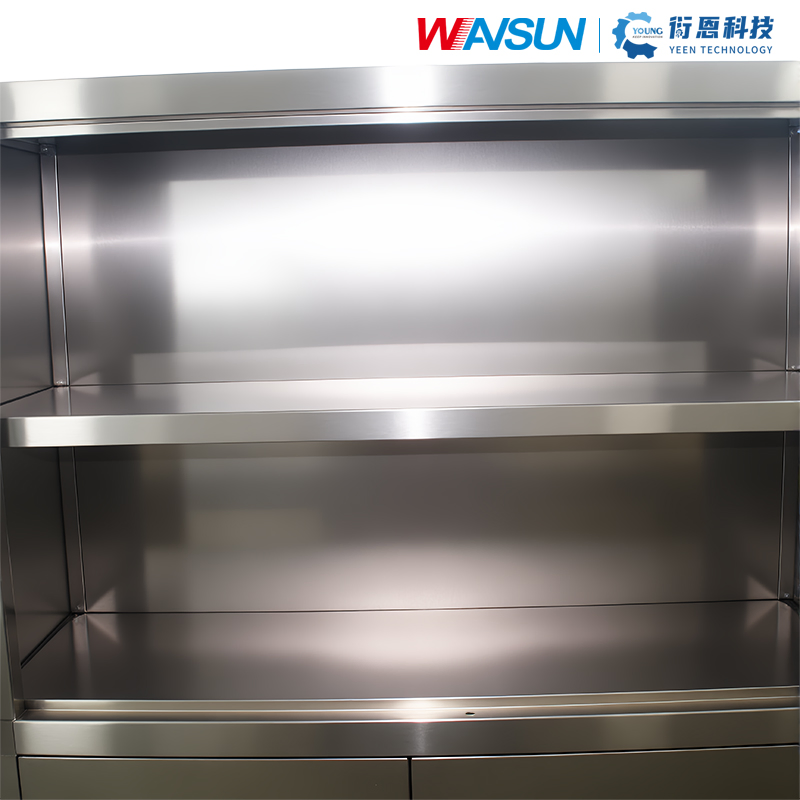 Gabinete de almacenamiento médico Cssd de acero inoxidable, gabinete metálico para hospital
