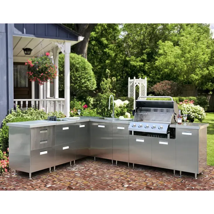 Gabinete de barbacoa metal