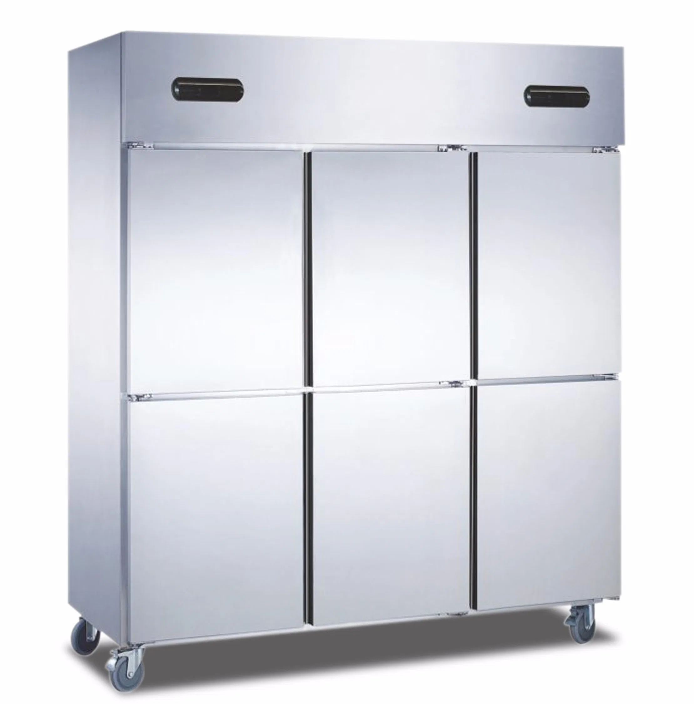 Gabinete Refrigerado de Acero Inoxidable para Cocina de Restaurante en Hotel Comercial