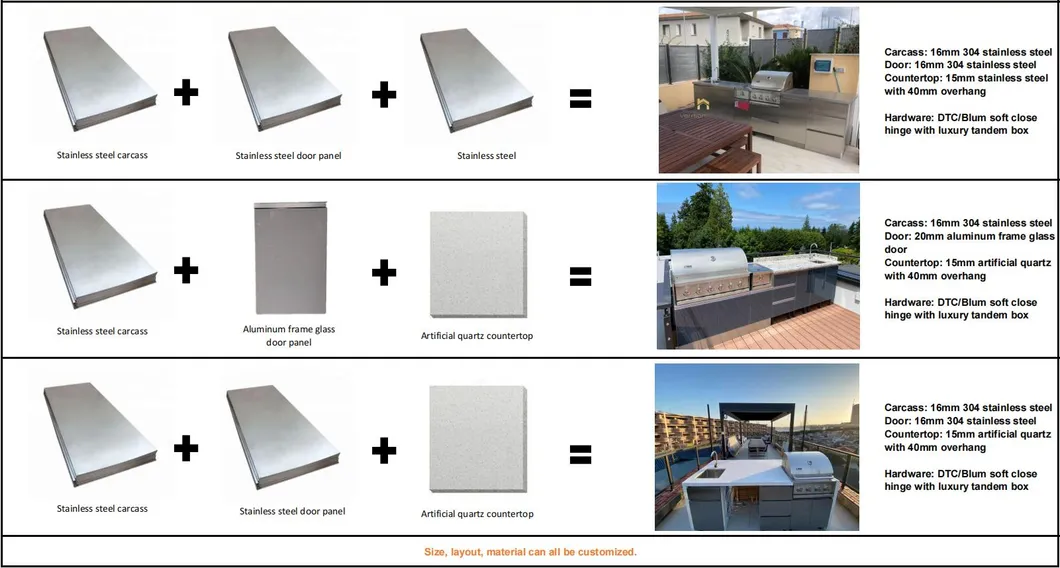 Gabinetes de Cocina Exterior 12