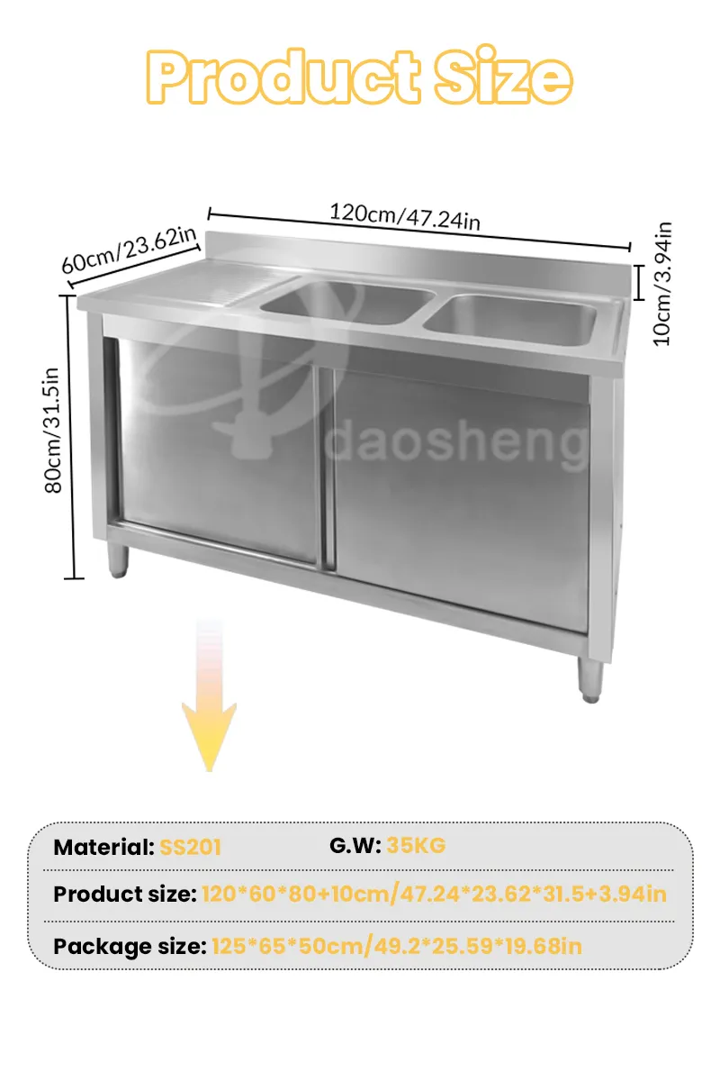 Gabinete con fregadero