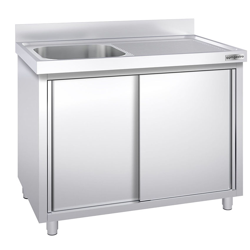 Gabinete de cocina moderno personalizado de alta calidad con fregadero de acero inoxidable
