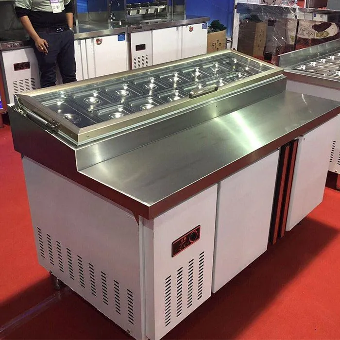 Estación de trabajo de acero inoxidable premium para chefs profesionales