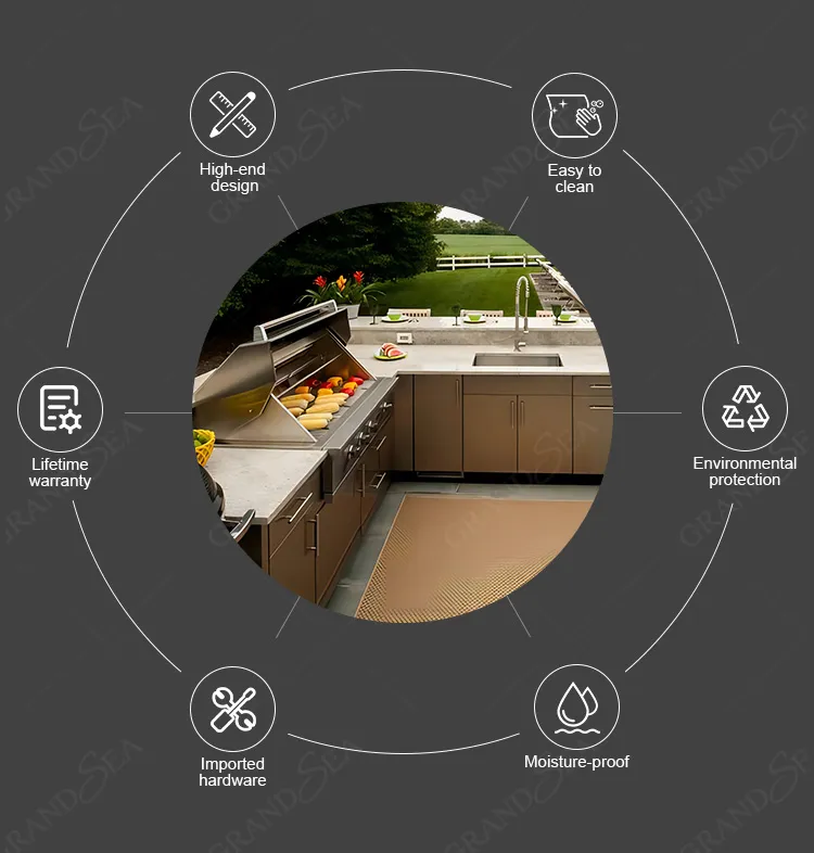 Isla de cocina exterior