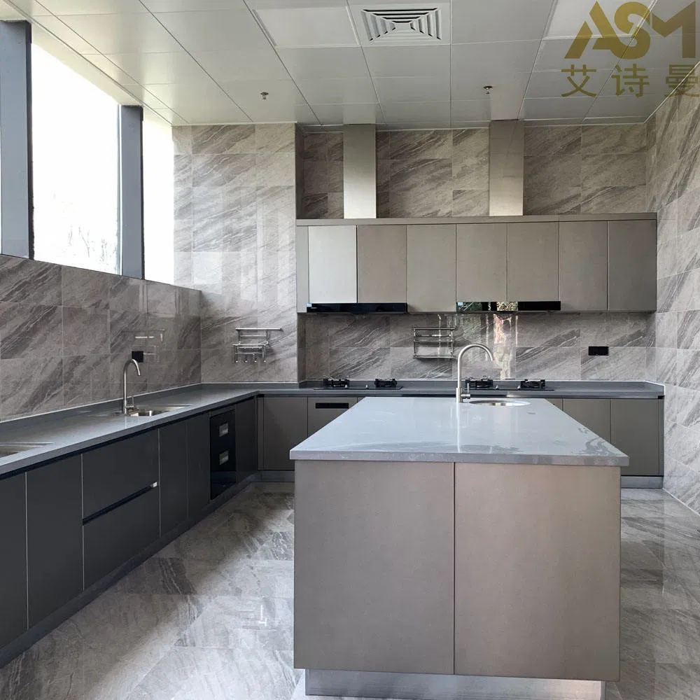 Gabinete de Acero Inoxidable de Grado Alimentario 304 - Duradero, Ecológico y Sin Olores Gabinete de Cocina Modular Moderno para Exterior