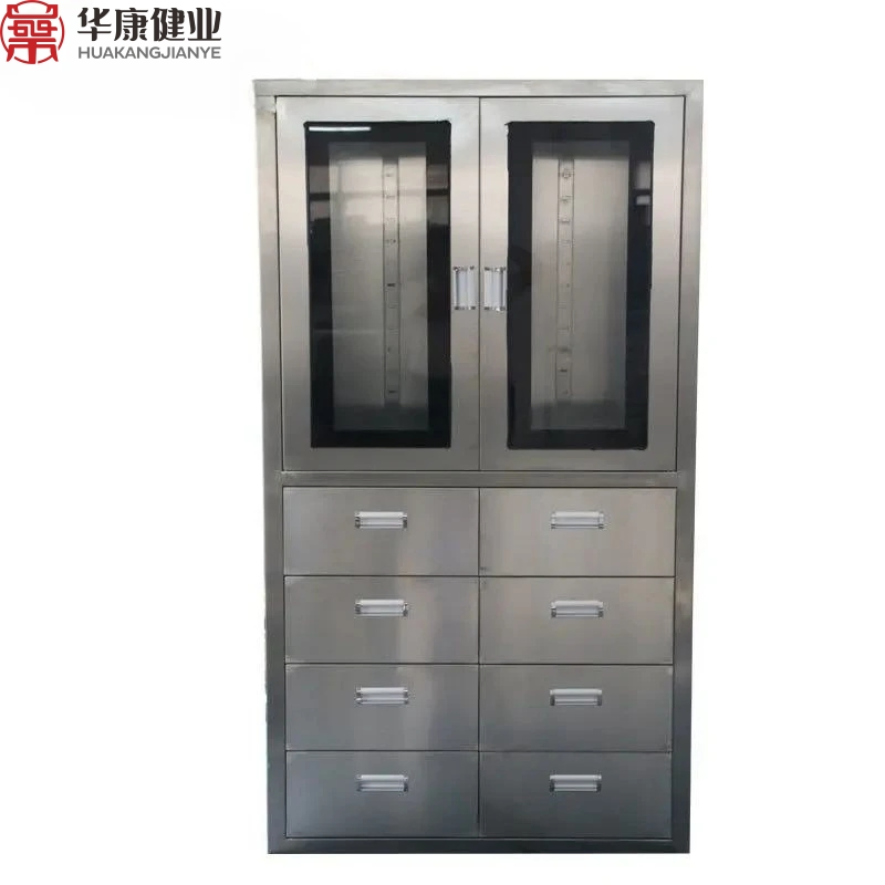 Mueble de oficina de metal armario de despensa de acero inoxidable