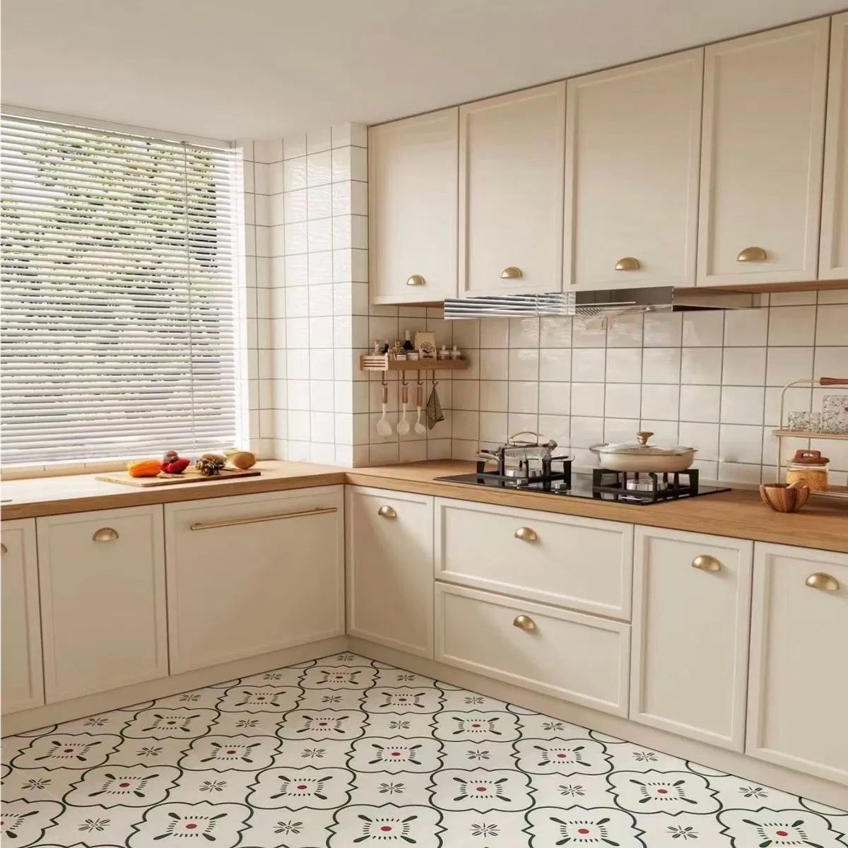 Gabinete de pared modular de cocina de madera moderna, nuevo diseño, carcasa de madera, fregadero, hardware de acero inoxidable incluido