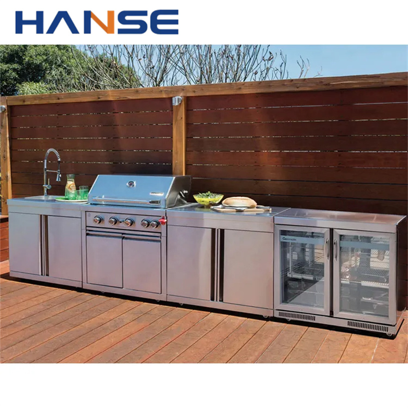 Buen Precio Personalizado 304 Fregaderos de Acero Inoxidable para Cocina Comercial Moderna con Gabinete y Encimera