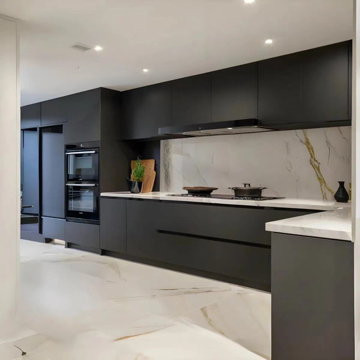 Gabinete de pared modular de cocina de madera moderna, nuevo diseño, carcasa de madera, fregadero, hardware de acero inoxidable incluido
