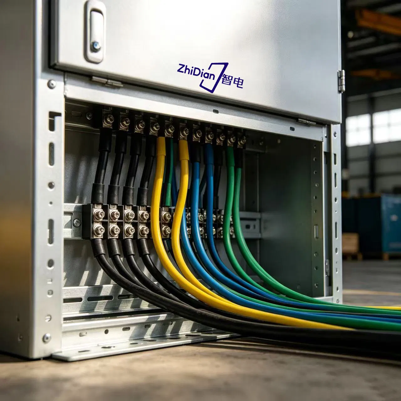 Gabinete de Distribución de Baja Tensión de Tres Fases de Acero Inoxidable Robusto para Sistemas de Potencia Industrial con 380V a 690V Estructura Personalizada