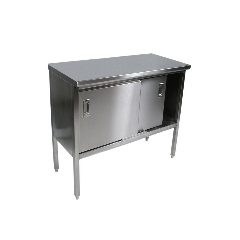 Fábrica de China Personalizada Hoja de Acero Inoxidable Metal Comercial Gabinete de Cocina