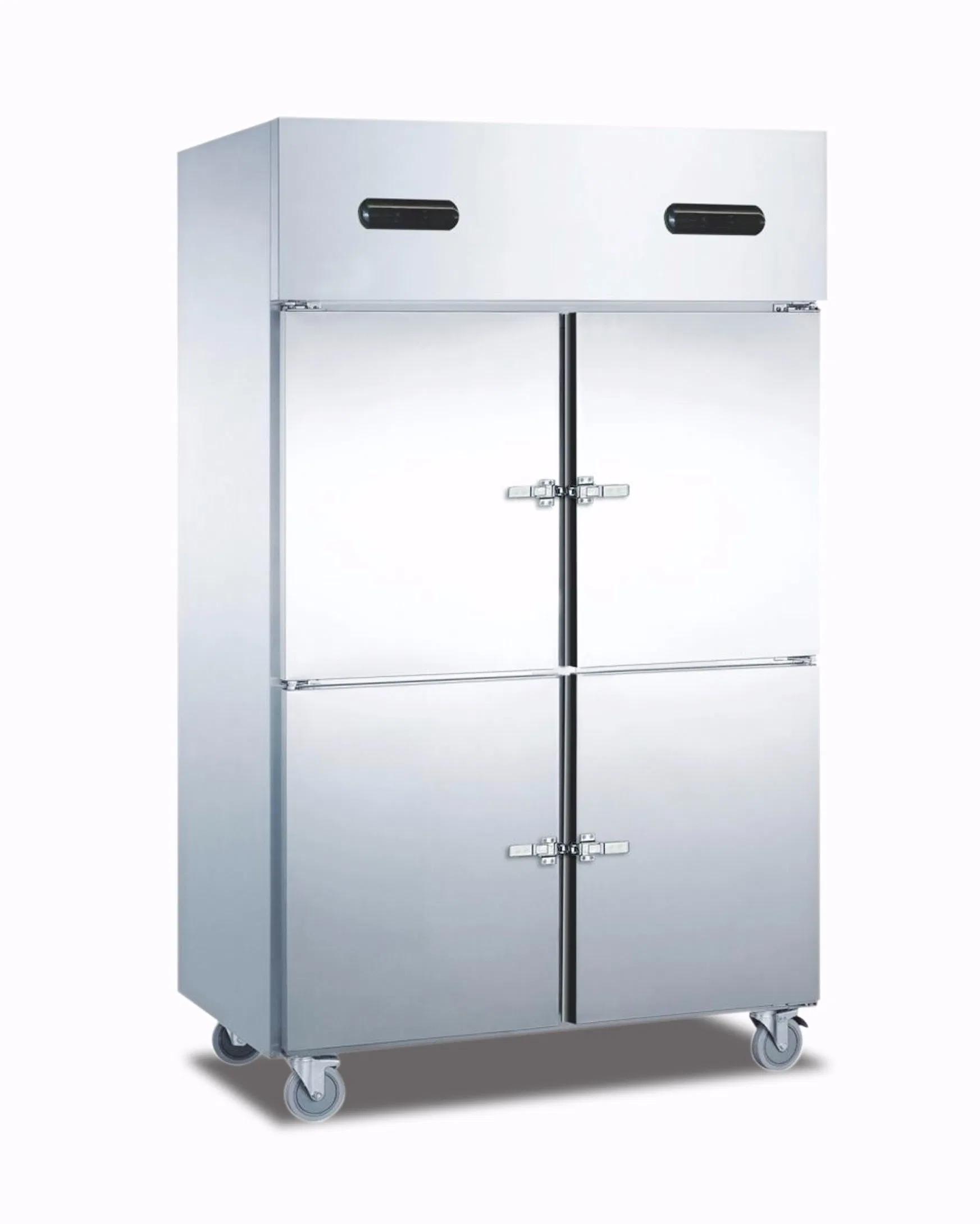 Gabinete Refrigerado de Acero Inoxidable para Cocina de Restaurante en Hotel Comercial