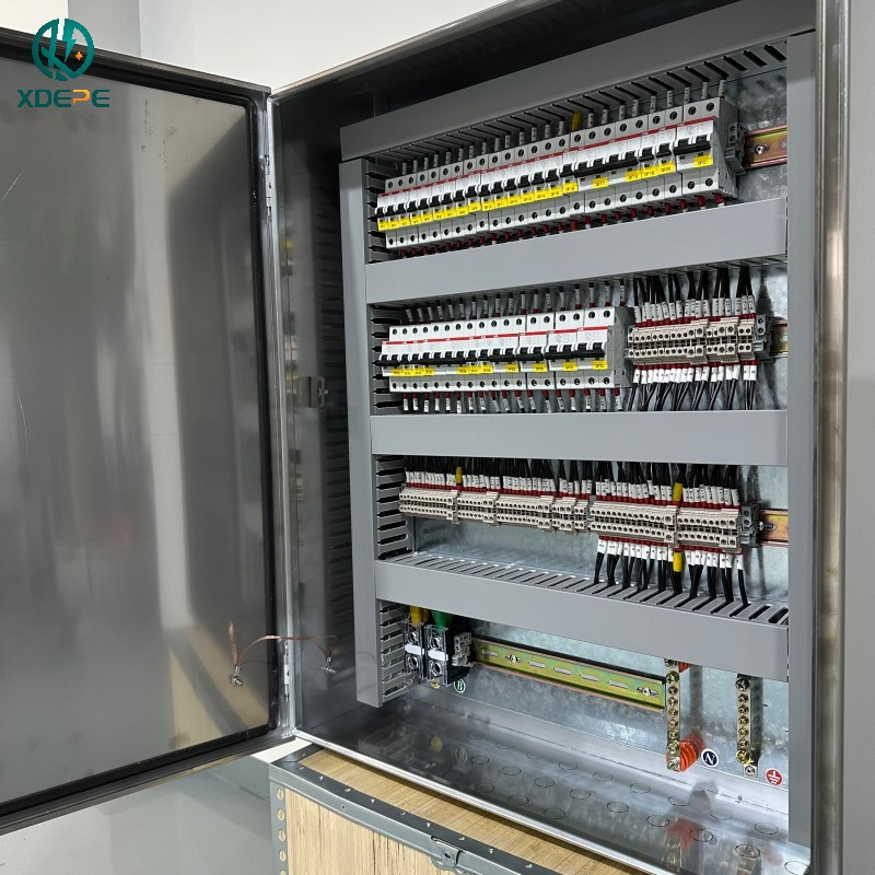 Gabinete de distribución de acero inoxidable industrial panel MCC de baja tensión para almacén