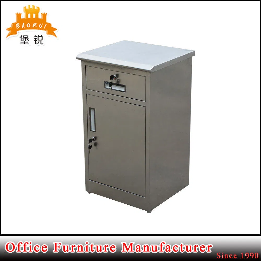 Gabinete de almacenamiento médico simple de acero inoxidable para hospital