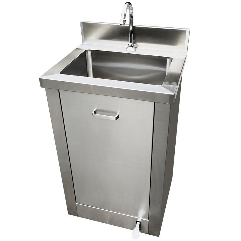 Gabinete de fregadero de acero inoxidable premium para cocinas elegantes