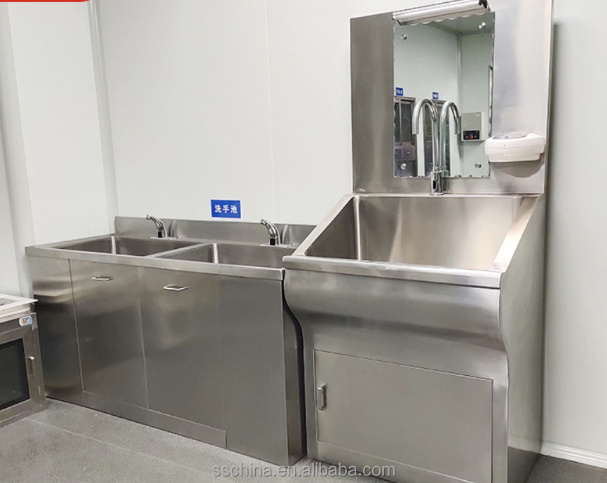 Gabinete de fregadero de acero inoxidable premium para cocinas elegantes